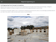 Tablet Screenshot of magnoliaengineering.com